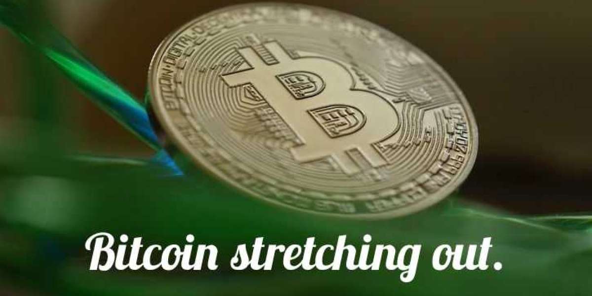 Bitcoin stretching out.