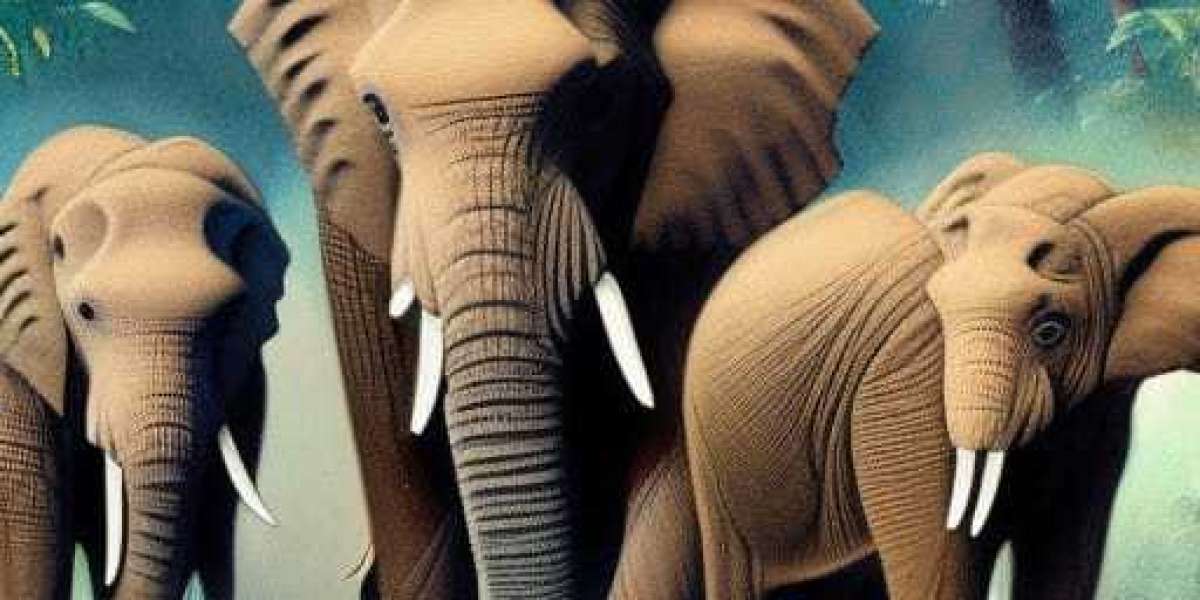 To know elephants is to love elephants with elephants AI ART by ABRamlee